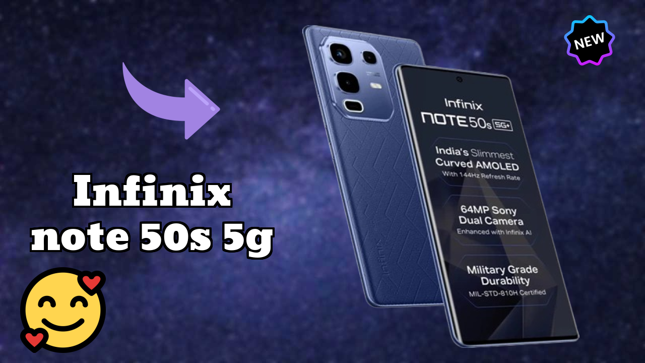 Infinix Note 50s 5G+ at ₹15,999 - Complete Specifications List