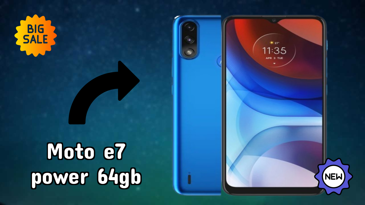 Moto E7 Power 64GB at ₹7,749 - Best Deal Available Right Now