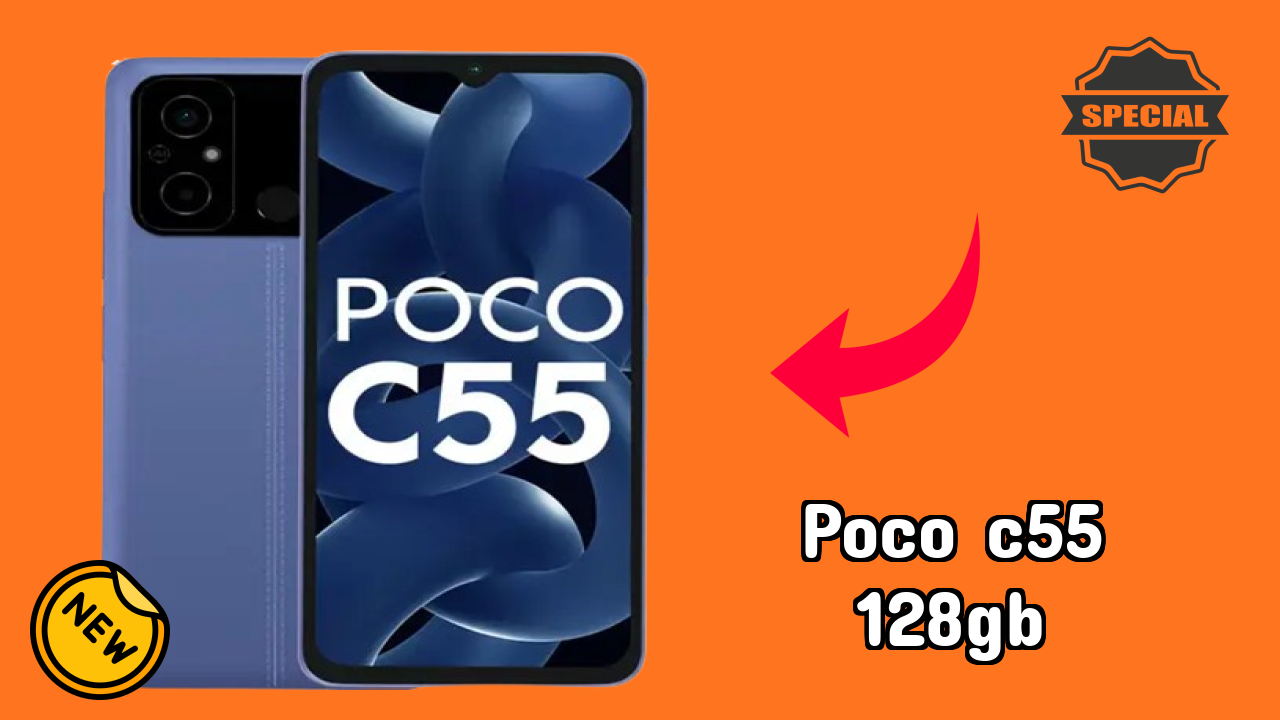 POCO C55 128GB Display Size: 6.71 Inches (17.04 Cm) Screen Test