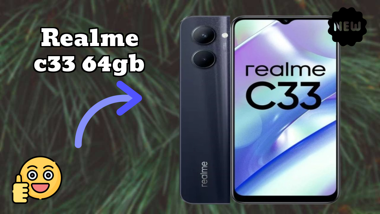 Realme C33 64GB Display Analysis: 6.5 Inches (16.51 Cm) Screen