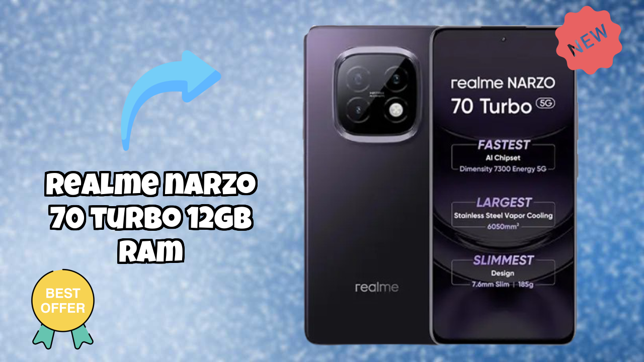 Realme Narzo 70 Turbo 12GB RAM Performance Test: MediaTek Dimensity 7300 Energy All Apps