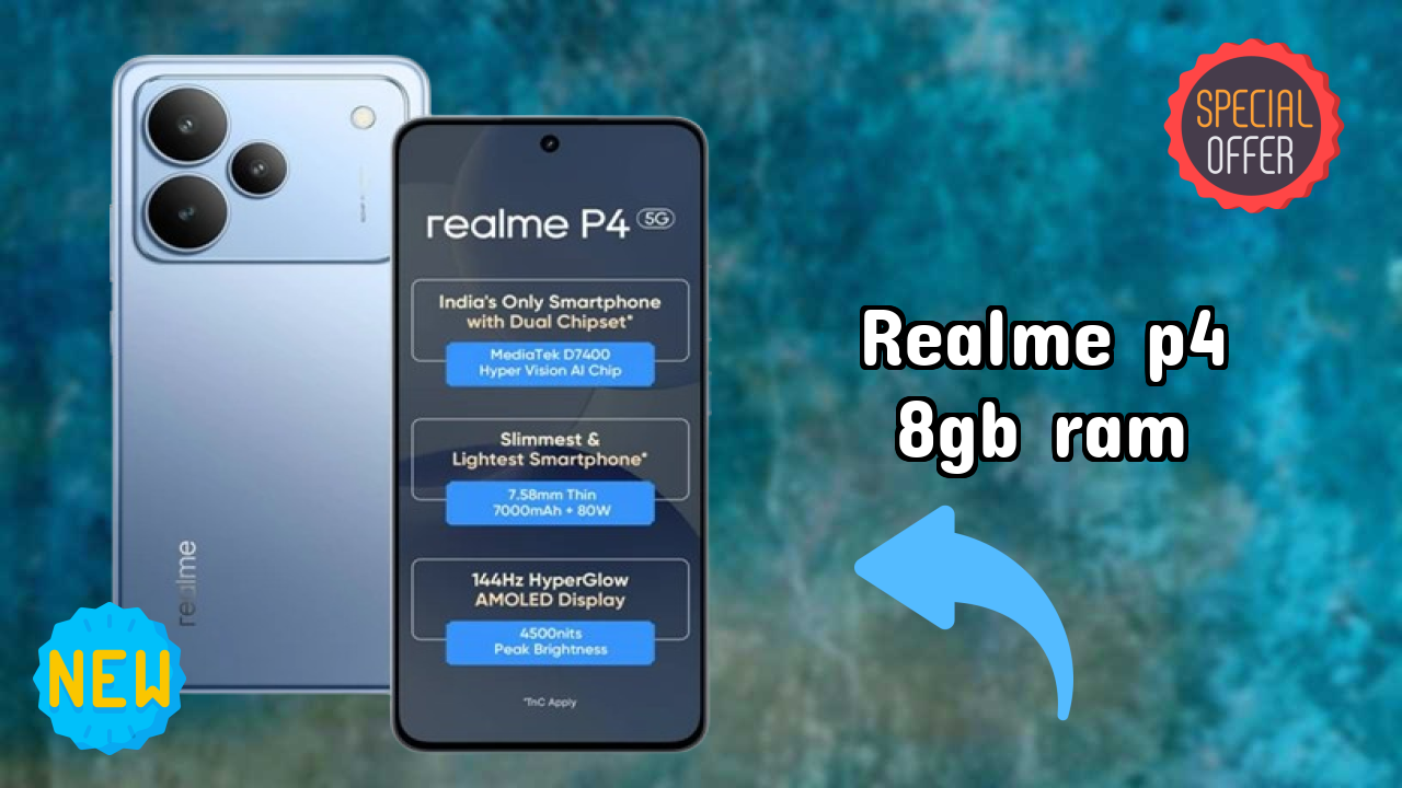 Realme P4 8GB RAM Display Analysis: Hyper Glow AMOLED Quality