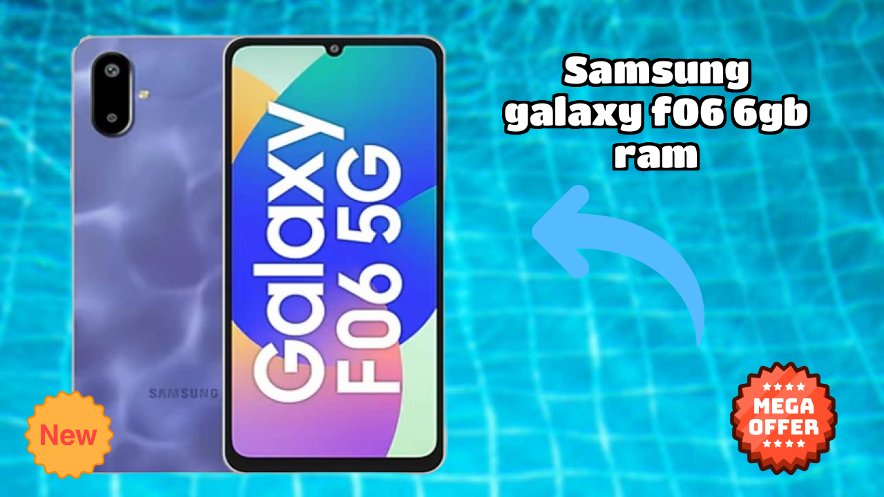 Samsung Galaxy F06 6GB RAM Display Analysis: 6.7 Inches (17.02 Cm) Screen