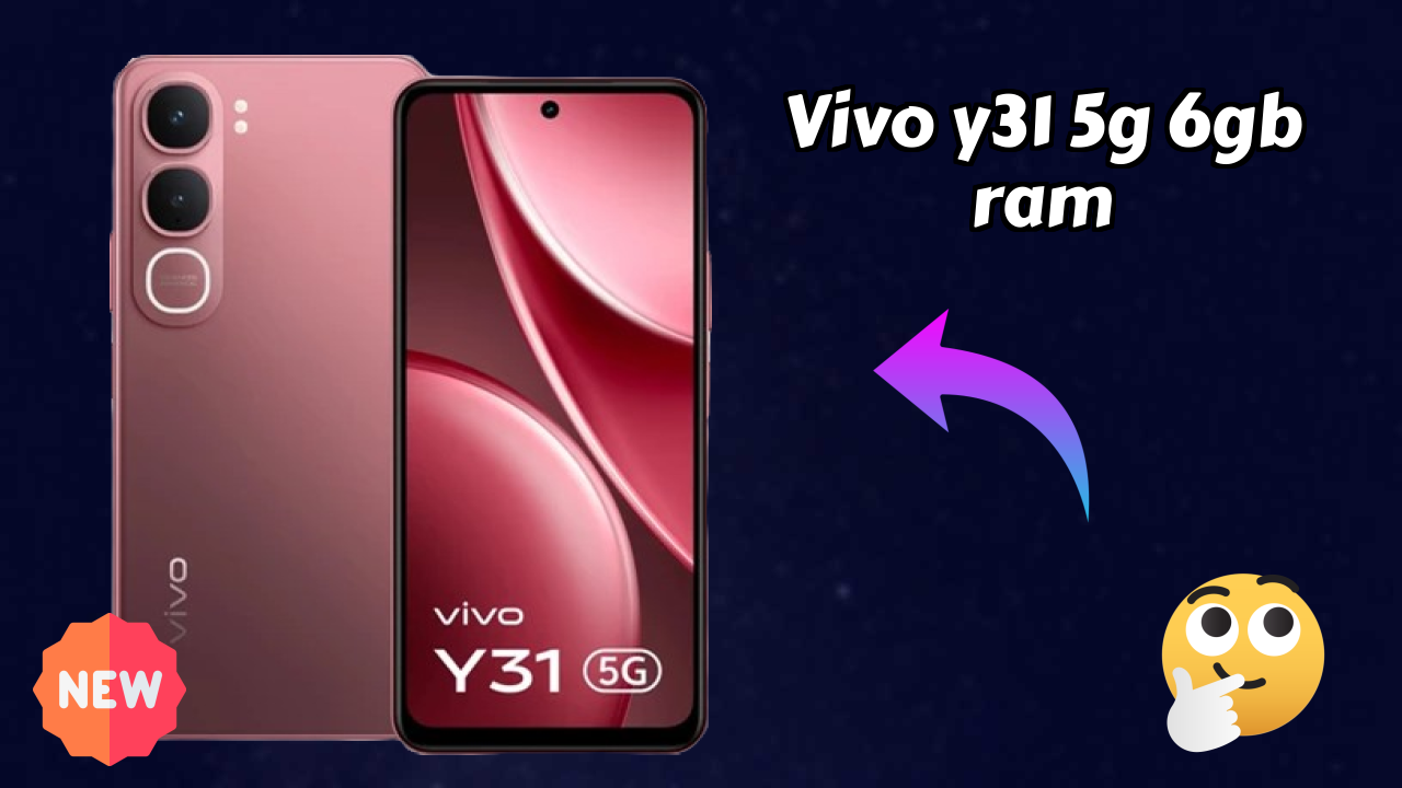 Vivo Y31 5G 6GB RAM Display Size: 6.68 Inches (16.97 Cm) Screen Quality