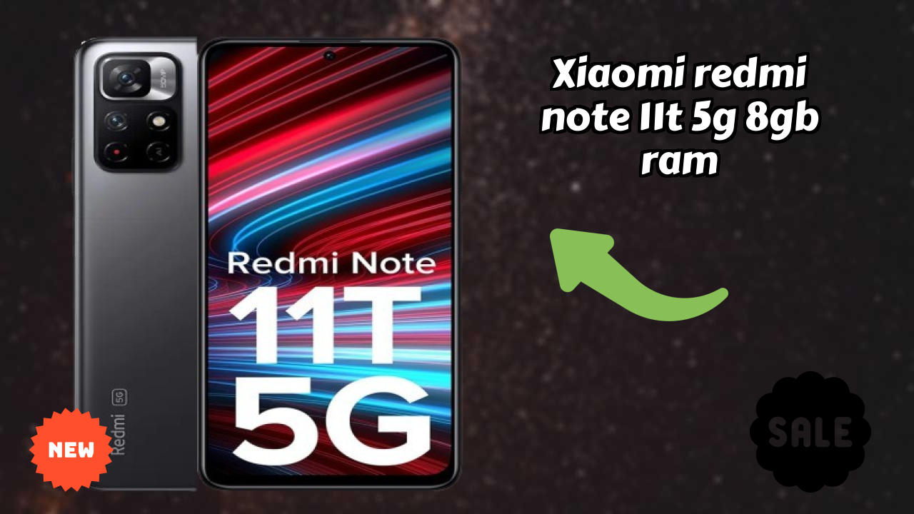 Xiaomi Redmi Note 11T 5G 8GB RAM Display Size: 6.6 Inches (16.76 Cm) Screen Quality